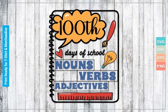 100th Day SVG: Graphics for Crafts & Sales