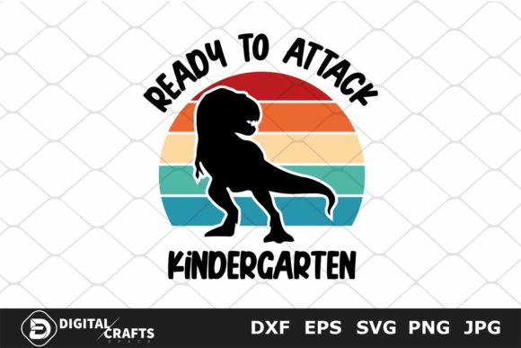 Ready to Attack Kindergarten SVG for Crafts