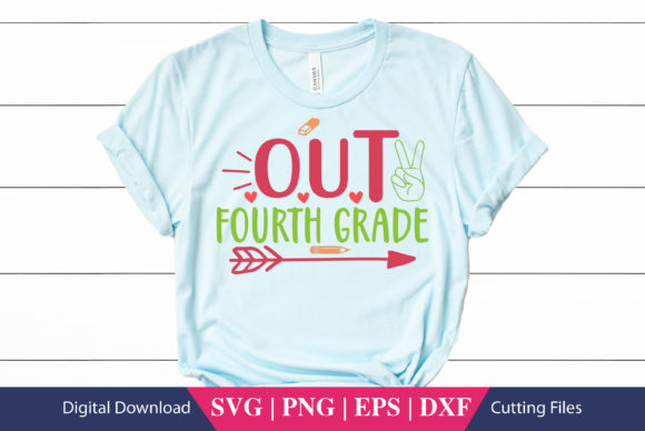 Review: Out Fourth Grade School SVG File for Embroidery