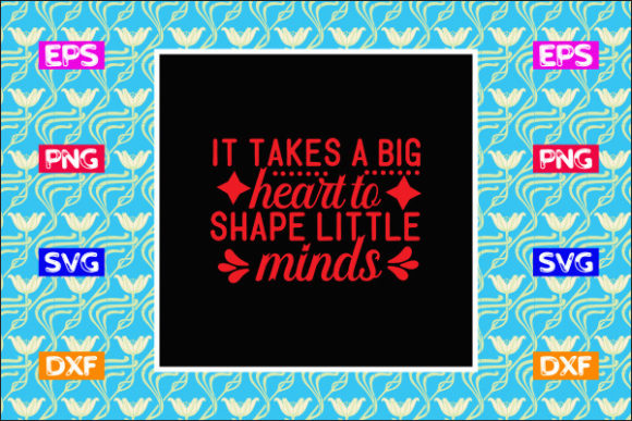 Teacher SVG Design: Big Heart for Crafts & Graphics