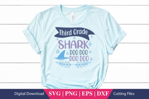 Third Grade Shark School SVG: Crafts & Graphics